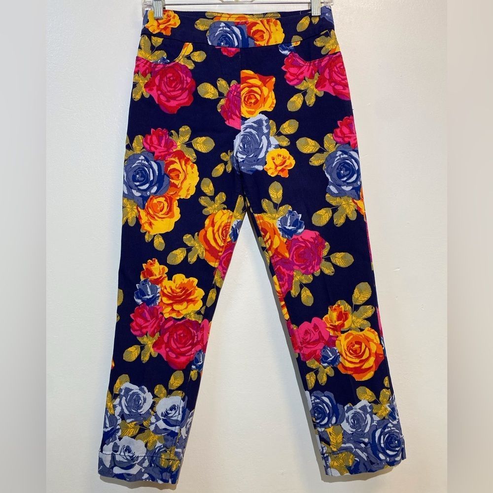 Soft Surroundings stretch straight leg/ankle pull on pants leggings sz. Small‎